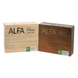 Alfa Classic Face Tissue Box 100 Pulls 2 Ply 